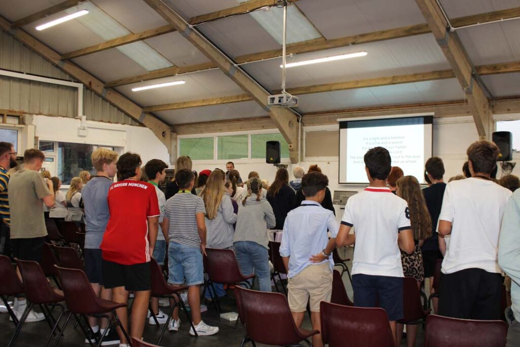 Worshipping God at Christian Youth Camps